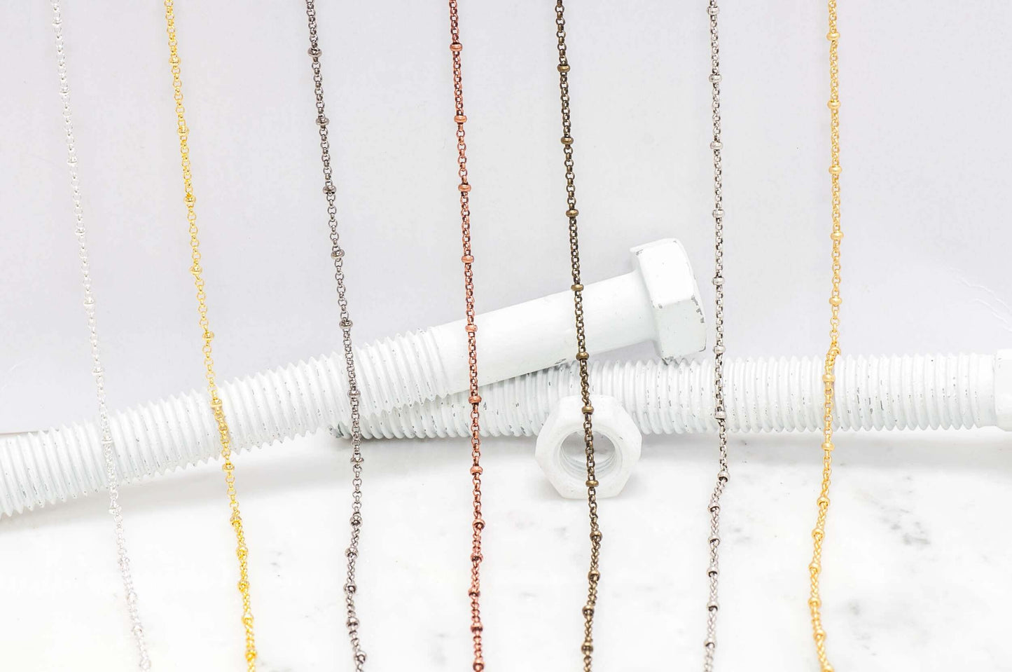 2mm Satellite Rolo Chain Sold by The Foot - CH 872