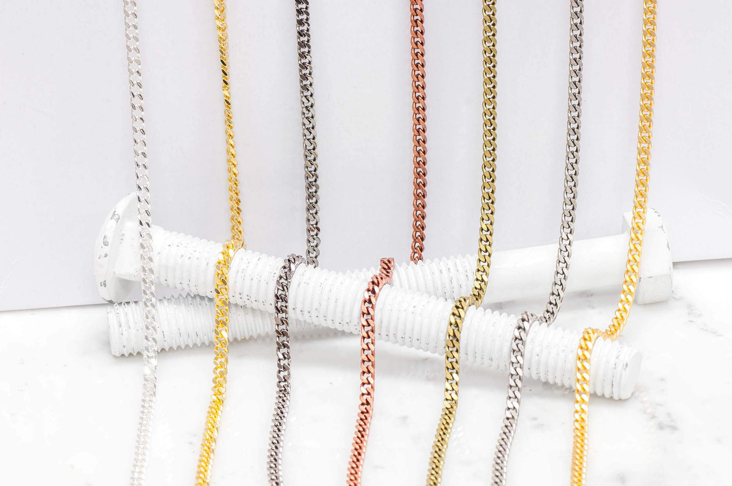 4mm x 5.65mm Curb Chain Sold by The Foot - CH-879