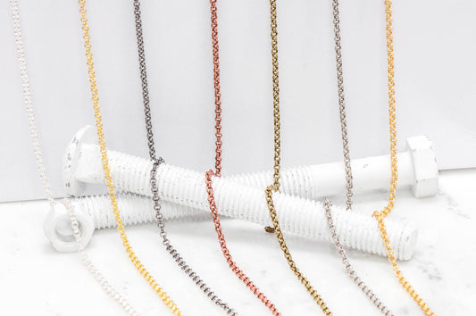 3mm Double Link Cable Chain Sold by The Foot - CH 885