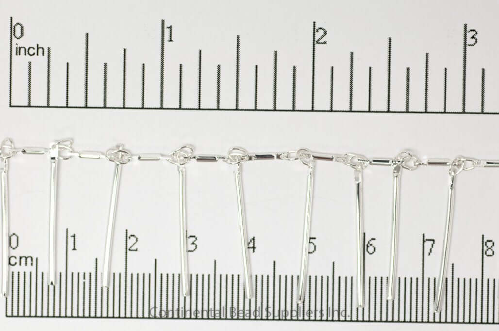 25mm Bar Drop Specialty Chain sold by the Foot - CH 899