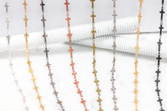 14mm Cross Specialty Chain Sold by The Foot - CH 900
