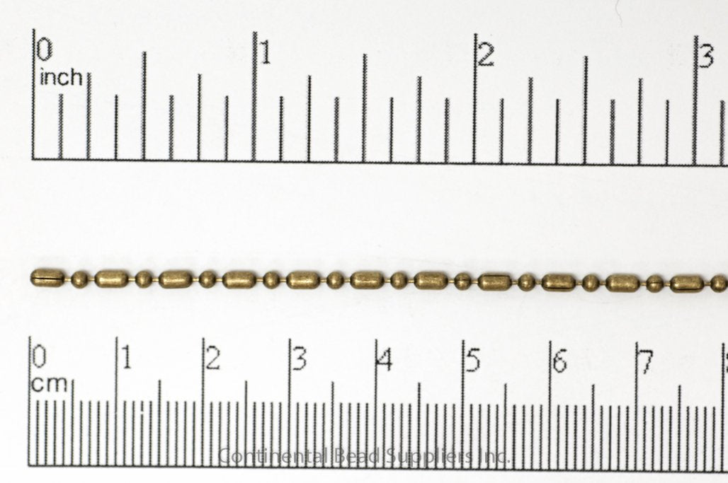 Small Ball Chain measures 1.5mm Ball Chain sold by The Foot - CH 903