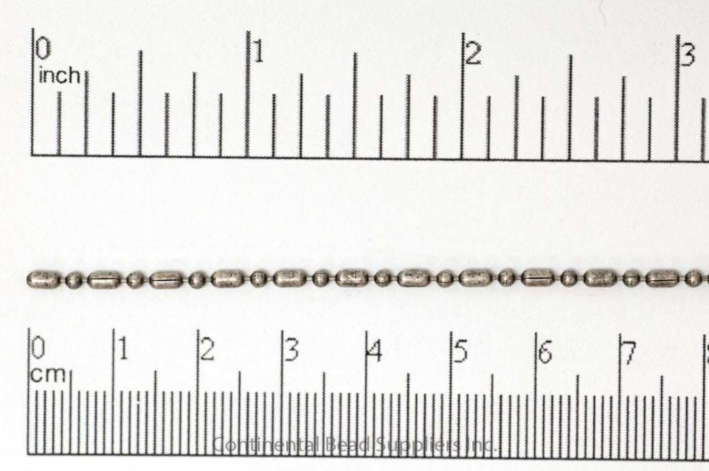 Small Ball Chain measures 1.5mm Ball Chain sold by The Foot - CH 903
