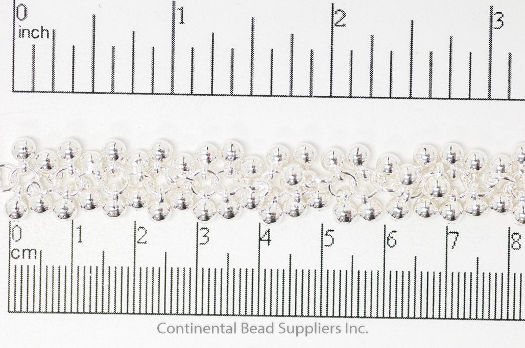 4mm Bauble Cluster Specialty Chain - Available in Multiple Colors - Sold by The Foot - CH 909