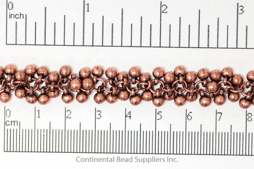 4mm Bauble Cluster Specialty Chain - Available in Multiple Colors - Sold by The Foot - CH 909
