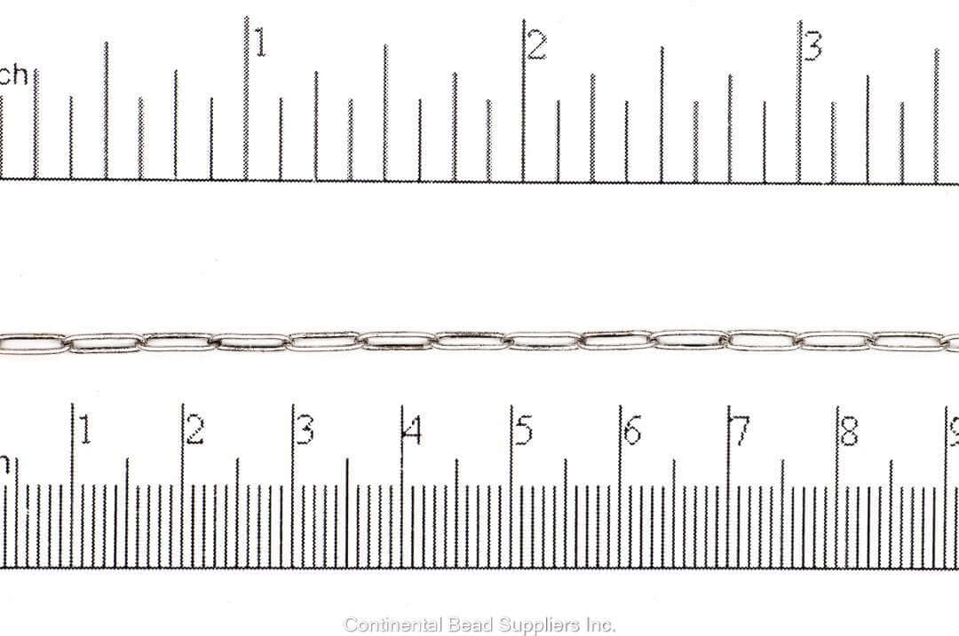 Paperclip Chain - 7.9mmx2.3mm - Available Multiple Colors - Per Foot CH-160