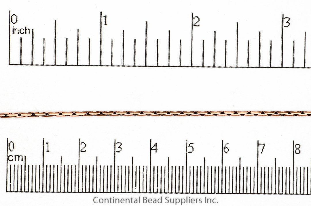1.25mm Beading Chain - Available in Multiple Colors - Sold by The Foot - CH 874