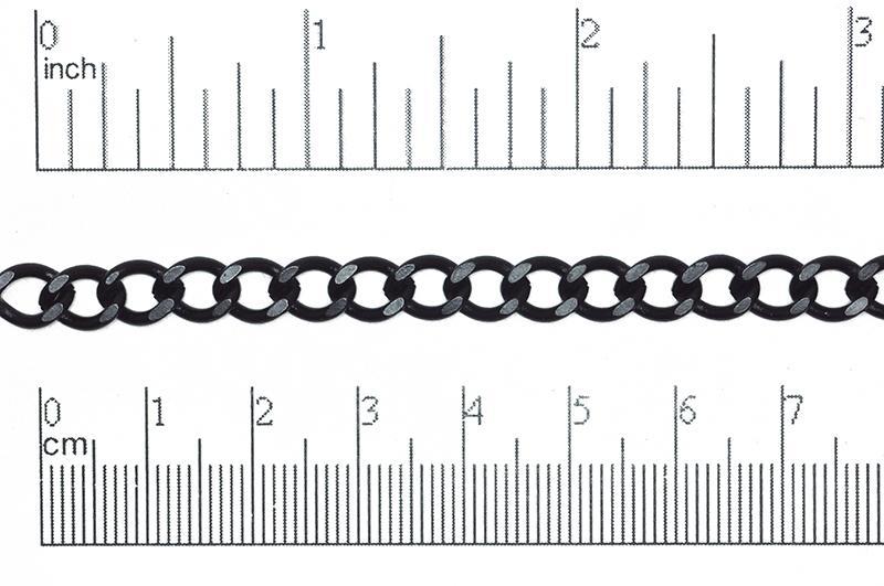 6mm x 8mm Classic Curb Chain Sold by The Foot - CH 847