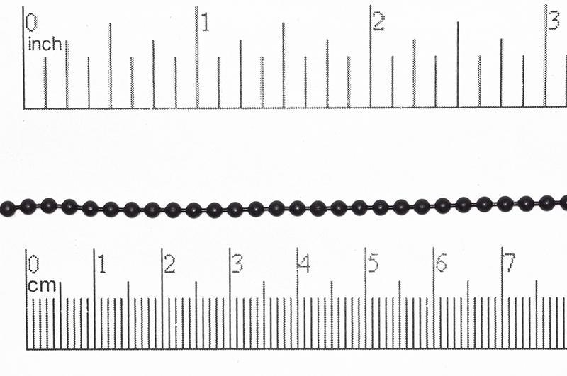 2.3mm Ball Chain sold by the Foot - CH 850