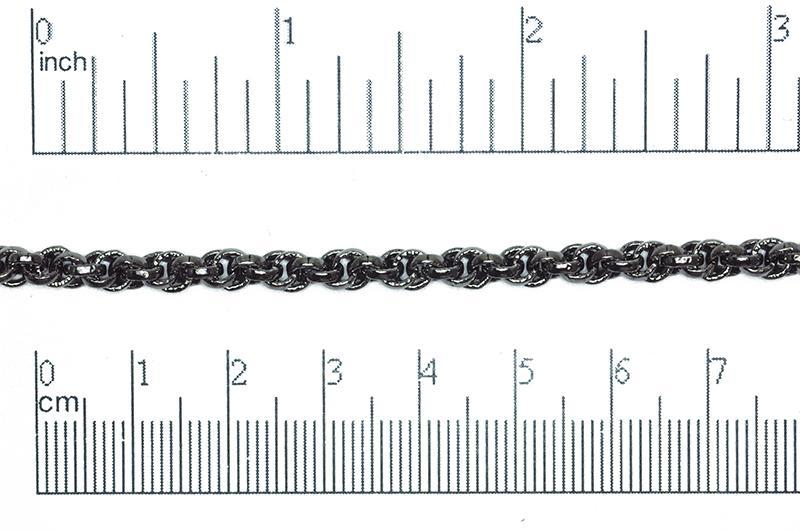 4.5mm Rope Chain Sold by The Foot - CH 854