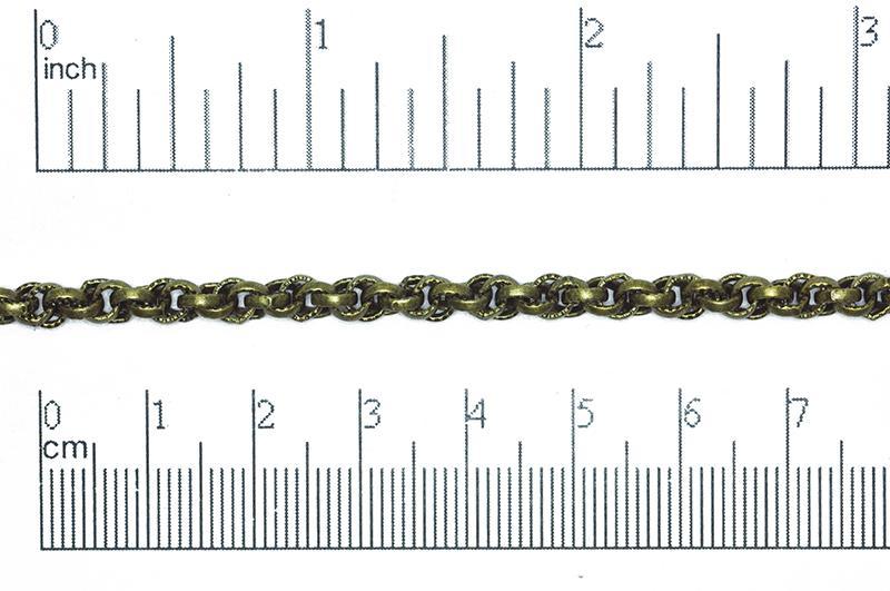 4.5mm Rope Chain Sold by The Foot - CH 854