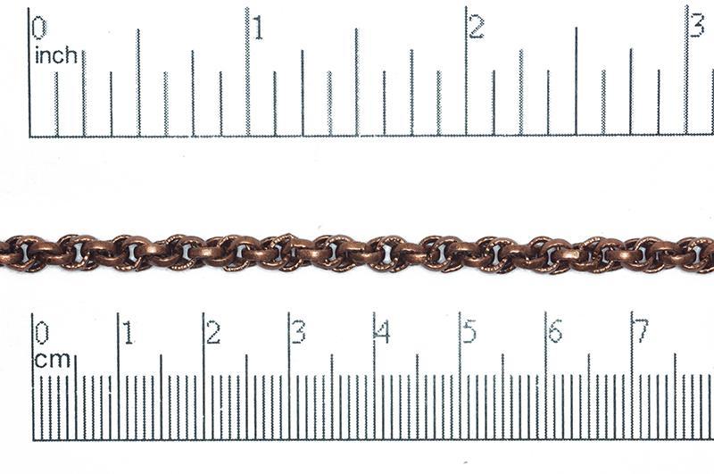 4.5mm Rope Chain Sold by The Foot - CH 854