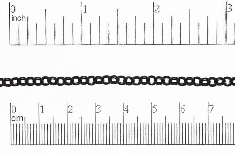 4mm Rolo Chain (Inside diameter 3.25mm) Sold by The Foot - CH 855
