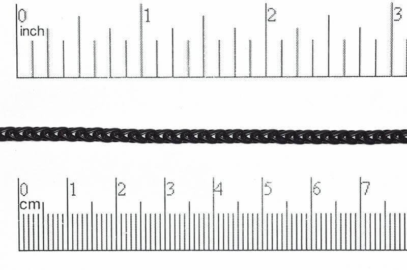 3mm Wheat Byzantine Chain Sold by The Foot - CH 857