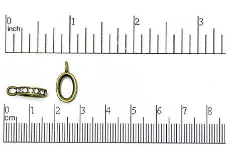 15mm x 8mm Pavé Crystal Oval Clasp Connector - Made of plated brass - Sold by the piece - CL/31
