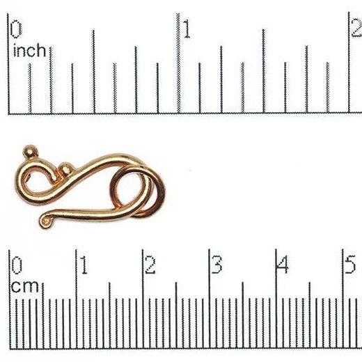 18mm x 10mm Hook & Eye Clasp - Made of Brass - Sold as a Set - CL/HE1277