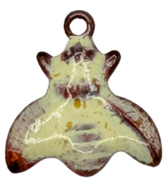 Enameled Bee Charm