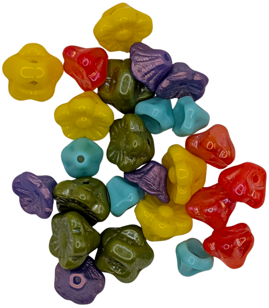 Czech Flowers - Bead-on-Textile