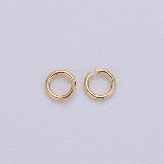 Dainty Gold Filled O Shaped Jump Rings 3mm Open Jump Ring 0.7mm for Supply