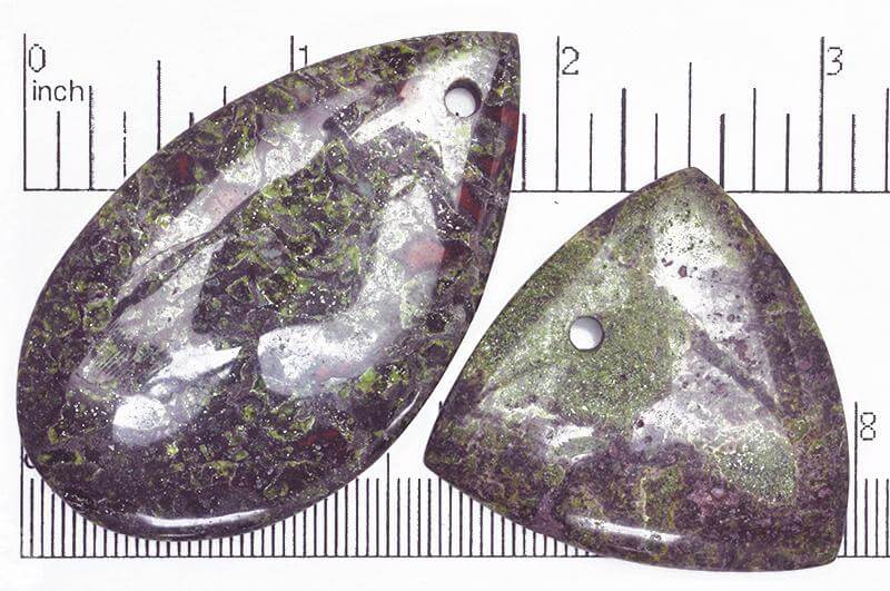 Dragon Blood Jasper Assorted Shape Pendant - Drilled - Semi Precious Stone - SP712
