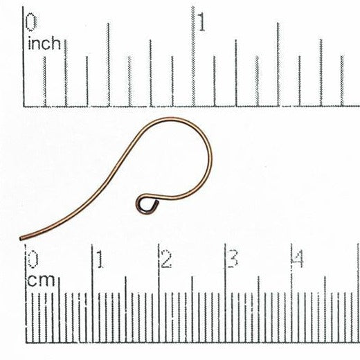Shepherd Hook French Ear Wire. Sold by the Dozen - EW5008