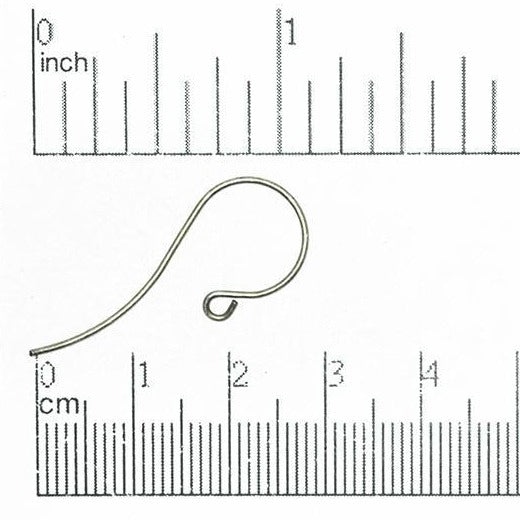 Shepherd Hook French Ear Wire. Sold by the Dozen - EW5008