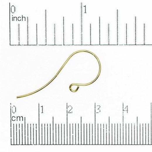 Shepherd Hook French Ear Wire. Sold by the Dozen - EW5008