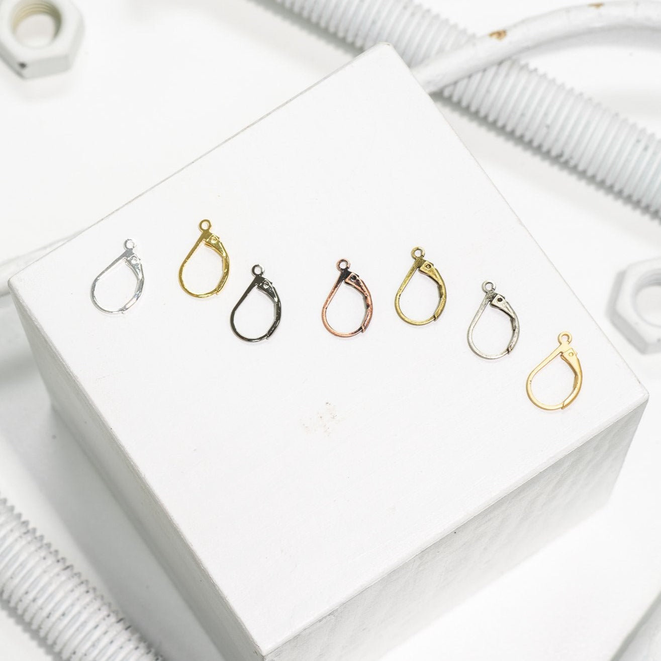 15mm x 10mm Leverback Earwire. Sold by the Dozen - EW5009