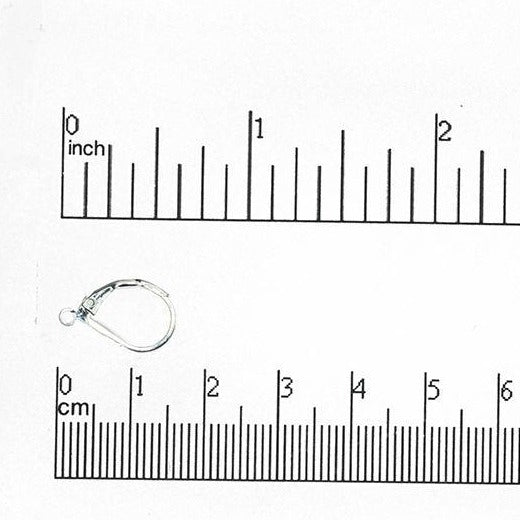 15mm x 10mm Leverback Earwire. Sold by the Dozen - EW5009