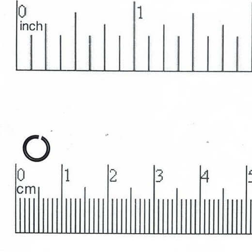Jump Ring - 6mm 21 Gauge Sold in 25 Gram Packages (Approx. 387pcs)