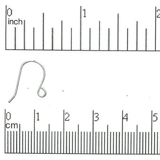 Shepherds Hook French Ear Wire. Sold by the Dozen - EW5002