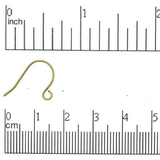 Shepherds Hook French Ear Wire. Sold by the Dozen - EW5002
