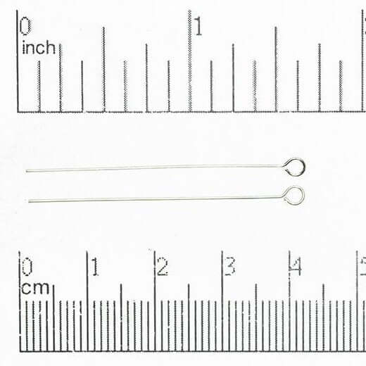 2 Inch Eye Pin - 20 Gauge Dead Soft Wire available in Multiple Colors sold by 1/4lb - E/P1.5DS