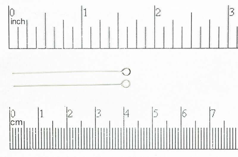 1.5 Inch Eye Pin - 24 Gauge Wire - Available in Multiple Colors - Sold Individually - E/P1.5