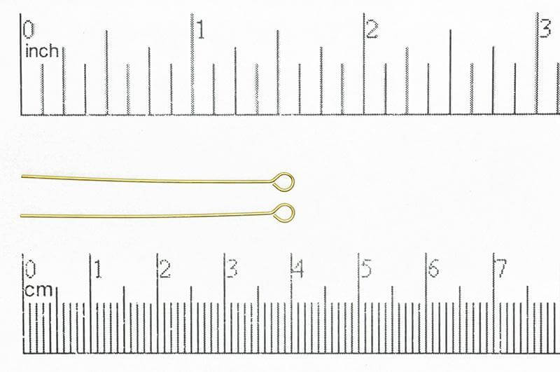 1.5 Inch Eye Pin - 24 Gauge Wire - Available in Multiple Colors - Sold Individually - E/P1.5