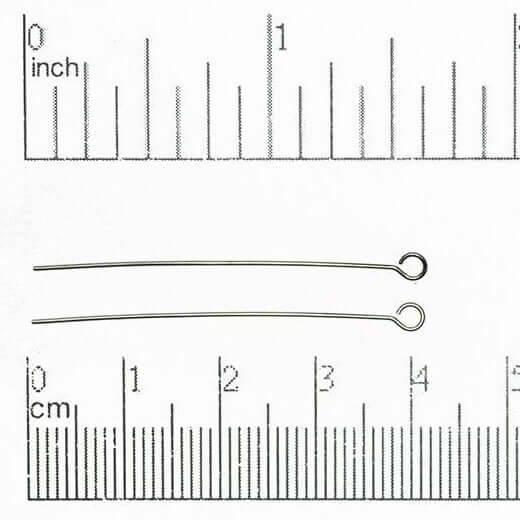 2 Inch Eye Pin - 20 Gauge Dead Soft Wire available in Multiple Colors sold by 1/4lb - E/P1.5DS