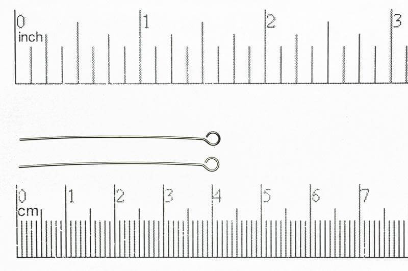 1.5 Inch Eye Pin - 24 Gauge Wire - Available in Multiple Colors - Sold Individually - E/P1.5