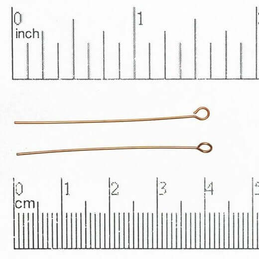 2 Inch Eye Pin - 20 Gauge Dead Soft Wire available in Multiple Colors sold by 1/4lb - E/P1.5DS