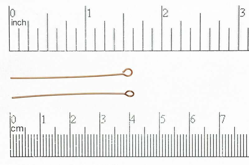 1.5 Inch Eye Pin - 24 Gauge Wire - Available in Multiple Colors - Sold Individually - E/P1.5