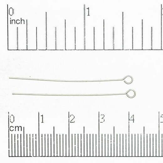 2 Inch Eye Pin - 20 Gauge Dead Soft Wire available in Multiple Colors sold by 1/4lb - E/P1.5DS