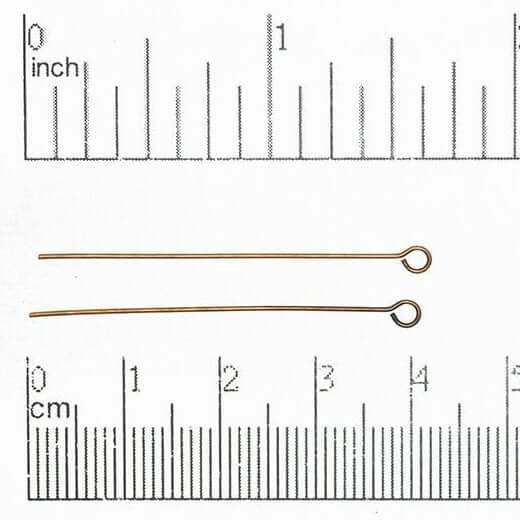 2 Inch Eye Pin - 20 Gauge Dead Soft Wire available in Multiple Colors sold by 1/4lb - E/P1.5DS