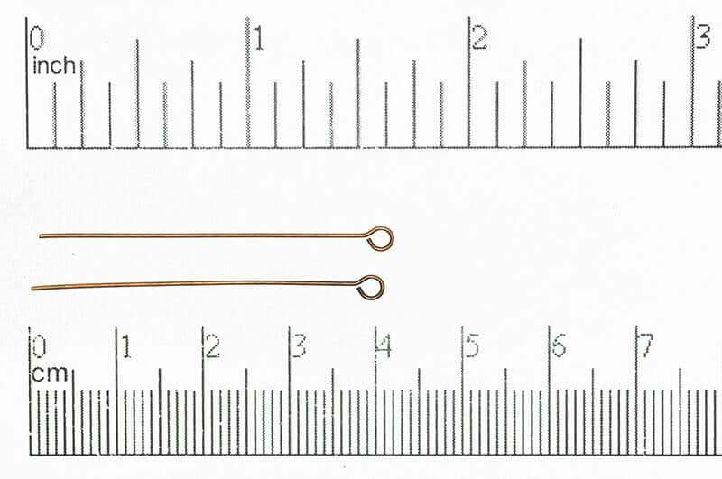 1.5 Inch Eye Pin - 24 Gauge Wire - Available in Multiple Colors - Sold Individually - E/P1.5