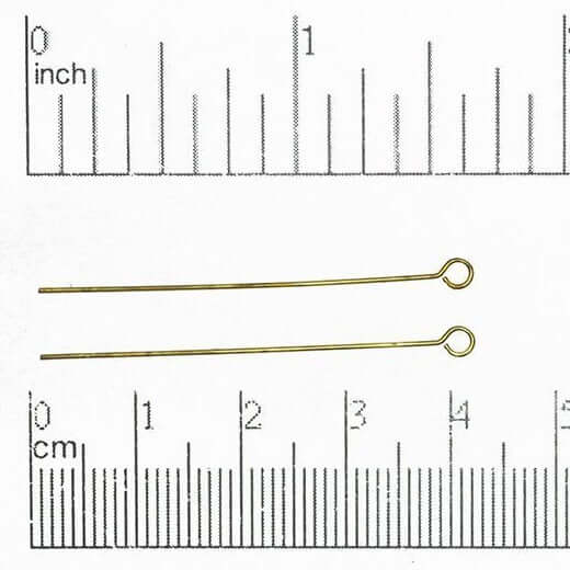 2 Inch Eye Pin - 20 Gauge Dead Soft Wire available in Multiple Colors sold by 1/4lb - E/P1.5DS