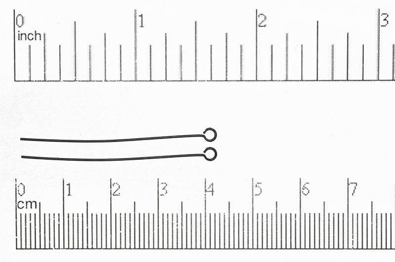 1.5 Inch Eye Pin - 24 Gauge Wire - Available in Multiple Colors - Sold Individually - E/P1.5
