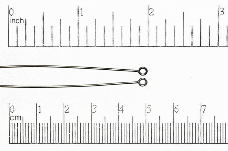 2 Inch Eye Pin - 20 Gauge Wire available in Multiple Colors made from Brass sold Individually - E/P2