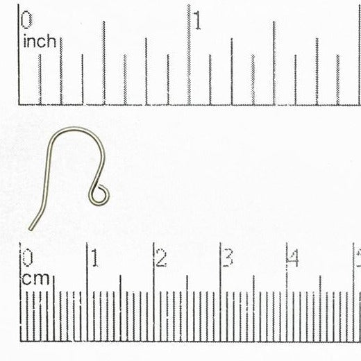 Shepherds Hook French Ear Wire. Sold by the Dozen - EW5002