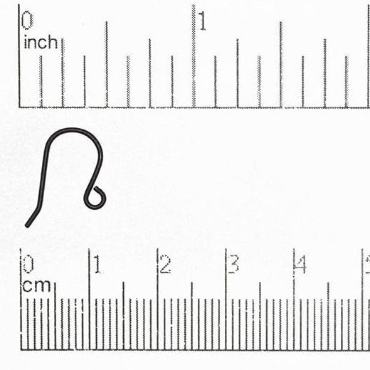 Shepherds Hook French Ear Wire. Sold by the Dozen - EW5002