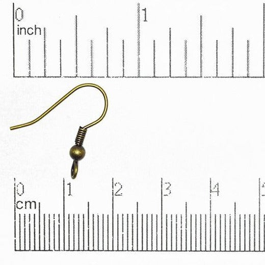 French Ear Wire for Making Earrings- Available in Many Finishes - Sold by the Dozen - EW5000