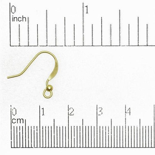 Hammered French Ear Wire with 1.5mm Ball - Available in Many Finishes - Sold by the Dozen - EW5003