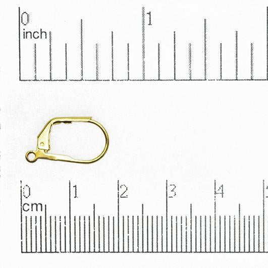 Leverback Earwires for Making Earrings - Measures 17mm x 11mm - Available in Many Finishes - Sold by the Dozen - EW2201.